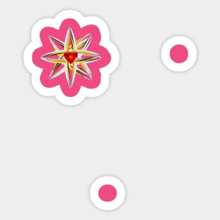 nice little star art Design. Sticker